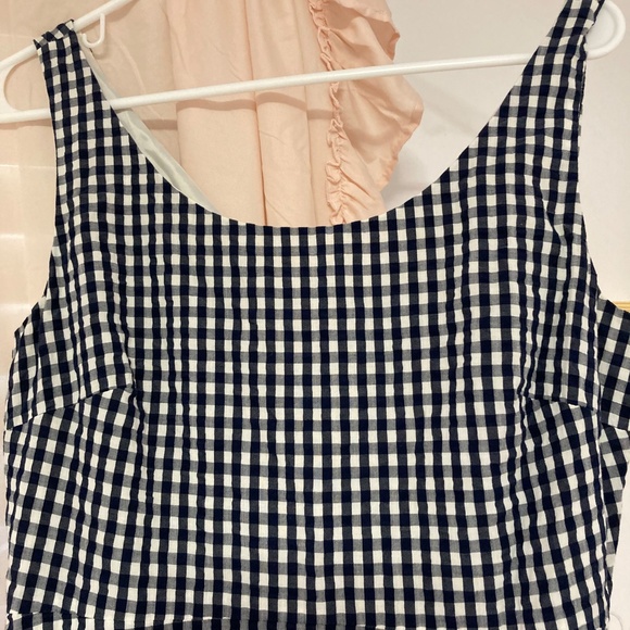 J crew midi checkered dress size 6 - Picture 4 of 5